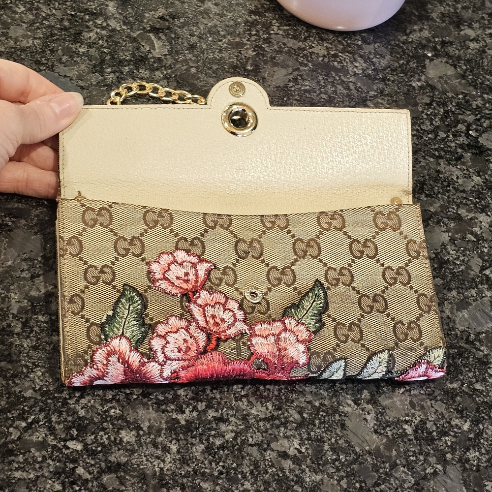 Gucci Gg Monogram Eclipse Continental Wallet W/Cr… - image 6